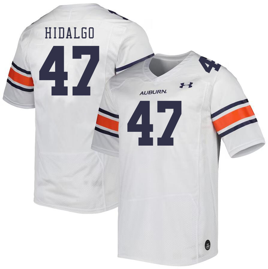 Men's Auburn Tigers #47 Grant Hidalgo White 2023 College Stitched Football Jersey